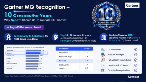 Neocrm Recognized in the 2026 Gartner® Magic Quadrant™ for CRM Sales Platforms, Marking 10 Consecutive Years of Recognition